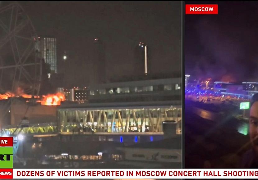 Womöglich dutzende Tote bei Terroranschlag in Moskau