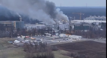 GSI-Forschungszentrum in Darmstadt brennt lichterloh
