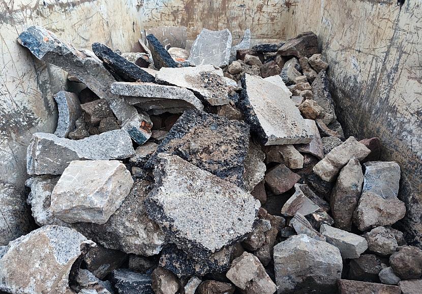 Weniger Bauabfälle aufbereitet