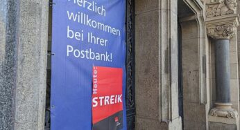 Verdi ruft zu Warnstreiks bei Postbank auf