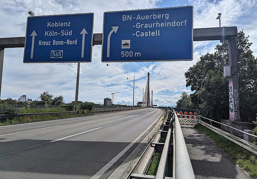 Bonner Nordbrücke wird nicht wieder freigegeben